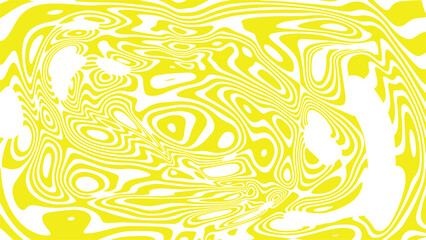 Obraz premium Vibrant yellow abstract swirls and patterns