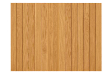 Naklejka premium Natural light oak wooden wall texture background made of vertical planks and boards for interior design elements and decorative purposes isolated on transparent background