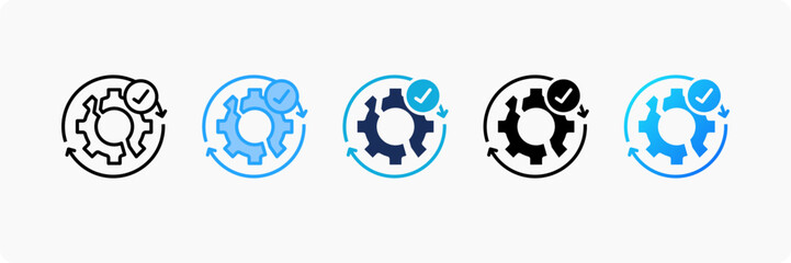 Recovery System icon set multiple style collection