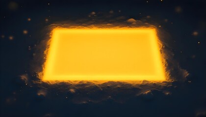 Atmospheric warm window glow illuminating snowy darkness offering a serene winter scene framed by shadow creating a perfect highlighted space for text