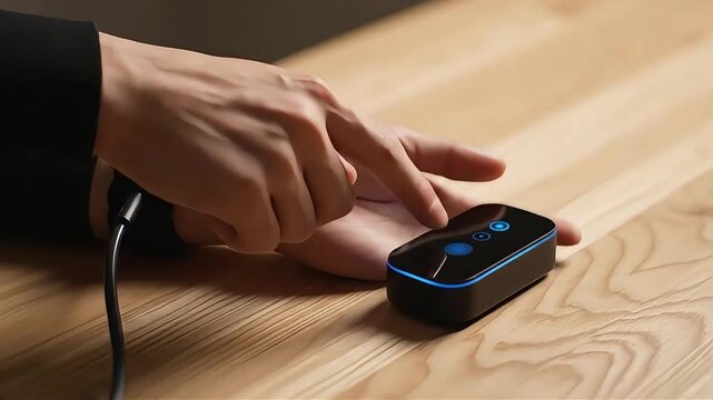 Using a Portable Fingerprint Scanner for Secure Authentication.