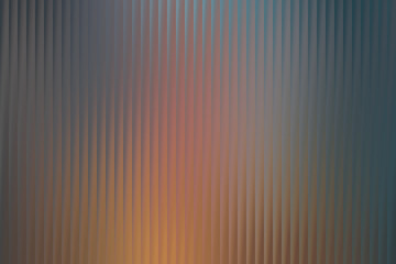 A textured abstract background features vertical ribbed lines with a gradient of soft blues, grays, and warm orange tones, creating a diffused and atmospheric visual effect.