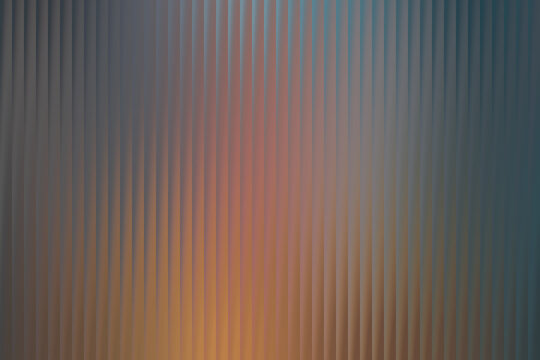 A textured abstract background features vertical ribbed lines with a gradient of soft blues, grays, and warm orange tones, creating a diffused and atmospheric visual effect.