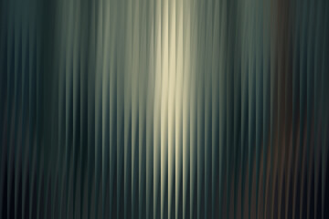 Abstract vertical lines with a subtle gradient of light and shadow create a textured, metallic background effect, evoking a sense of industrial modernity.