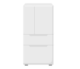 冷蔵庫,フラットイラスト