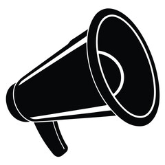 vector illustration of a megaphone