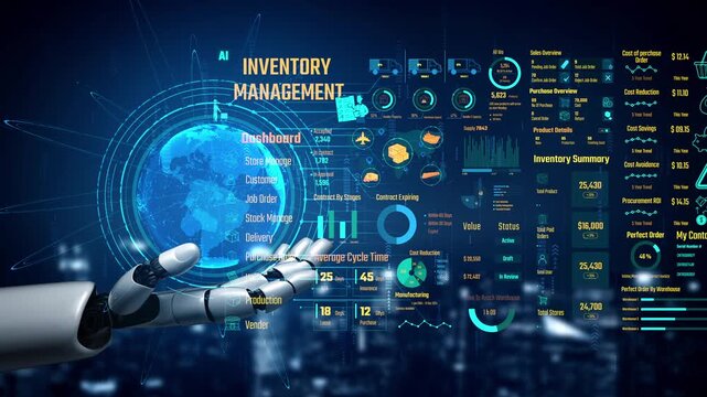 AI manages inventory dashboards through virtual assistant analytics, smart tracking systems, and artificial intelligence for warehouse and procurement efficiency. Thunk