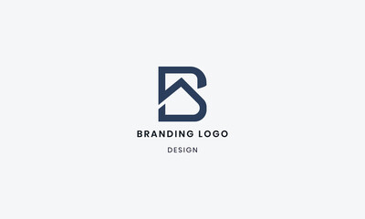 Modern and unique letter B initials logo design. Use for business and branding Logos