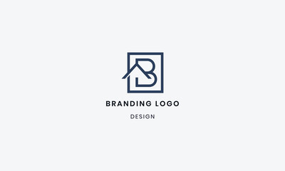Modern and unique letter B initials logo design. Use for business and branding Logos