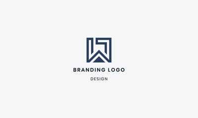 Obraz premium Abstract Minimalist Company Logo Design Template