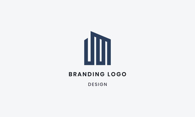 Minimalist Building Logo Design Concept