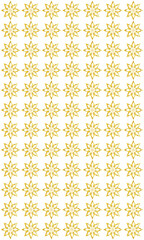 gold abstract pattern with seamless repetition on a vertical transparent background