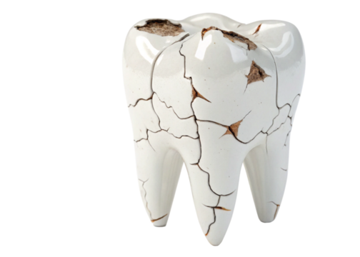 tooth isolated on white background