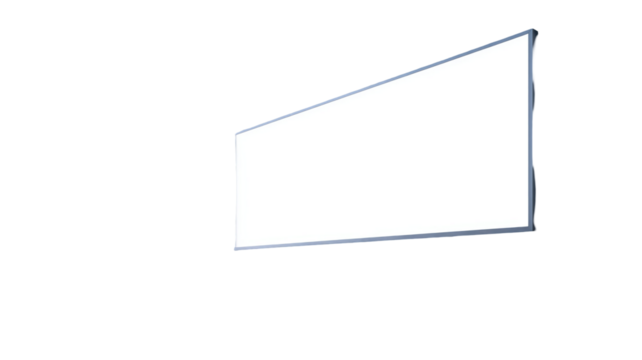 Blank white billboard advertisement display for business marketing on a white background