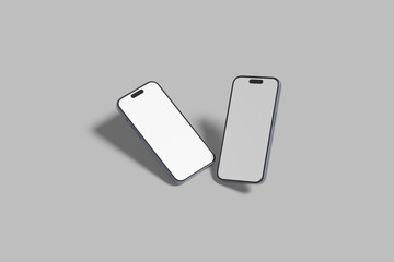 Smartphone Screen Blank Mockup Design