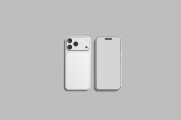 Smartphone Screen Blank Mockup Design