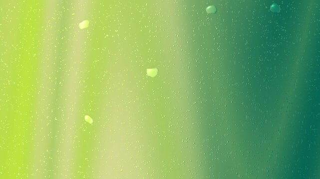 Abstract Rain animation on a bright green background with. Suitable for opening title background. UHD 4K animation.
