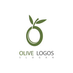 Olive logo and symbol vector