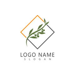 Olive logo and symbol vector