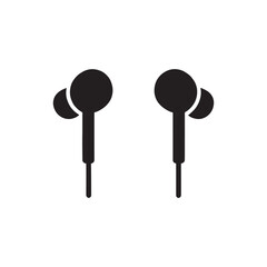 earbuds shilhuette icon