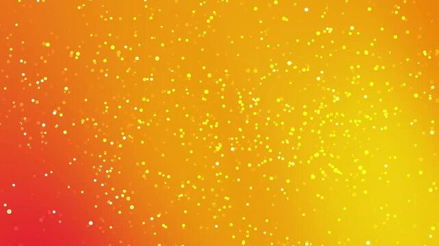 Dynamic Abstract Orange Background with Particle Smooth movement background.