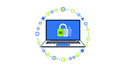 Secure AI technology for your business protect your data with advanced encryption and intelligent digital safety solutions on your laptop today