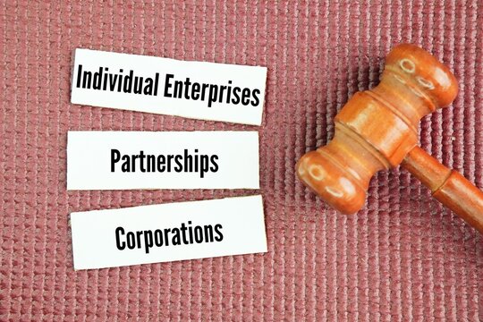 What are the three types of legal forms? Overview of Legal Forms. There are three types of legal forms: individual enterprises, partnerships and corporations