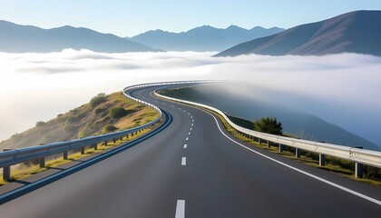 Future journey on open road representing strategy, opportunity, freedom, resilience, and continuous personal or business development