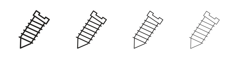 Screw icon. Simple graphic element set
