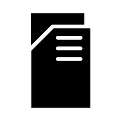 portofolio document sample glyph icon vector