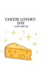 Celebrate cheese lovers day on january 20 with a delicious piece of cheese