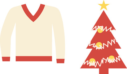 vector illustration of a christmas tree