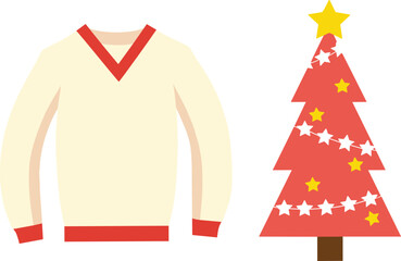 vector illustration of a christmas tree