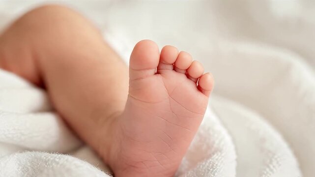Baby Toes Close-up Macro Tiny Feet Detail