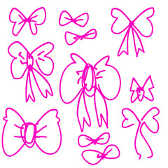 Kawaii Simple Decorative Ribbon Bow