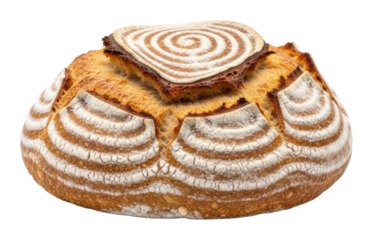 Baking artisan bread bakery food isolated on transparent background