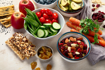 Healthy snack concept. Healthy lifestyle.