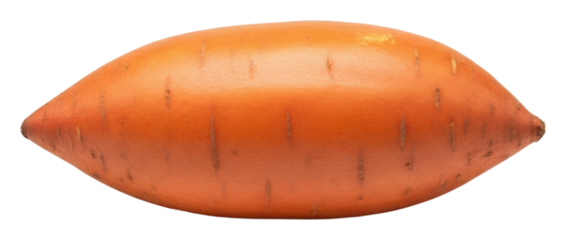 Harvested sweet potatoes in a rustic farm fresh produce display isolated on transparent background