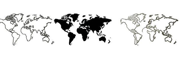 World Map Dot Matrix in Transparent Background with Cities in Yellow and White Color Isolated, PNG