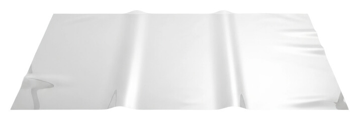 Silver foil sheets elevate your calm culinary cooking experience isolated on transparent background