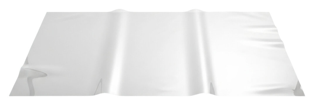 Silver foil sheets elevate your calm culinary cooking experience isolated on transparent background