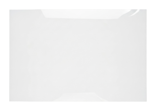 Blank white for projects space minimalist isolated on transparent background