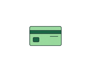 Green Credit Card Icon