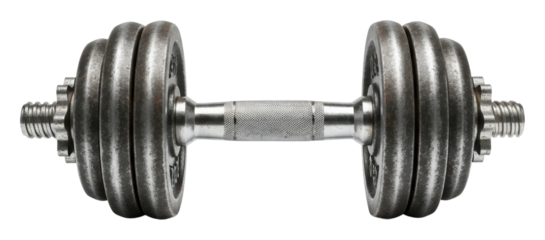 Weightlifting training session gym equipment fitness center strength isolated on transparent background