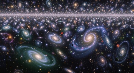 Cosmic Galaxy Panorama