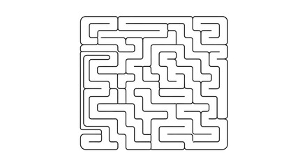 Find your way through this classic maze, a simple puzzle for kids or a brain teaser for adults, great for problem-solving or just plain fun