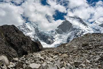 mountain landscape in the himalayas