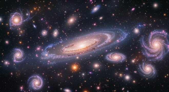 Galaxies in Deep Space