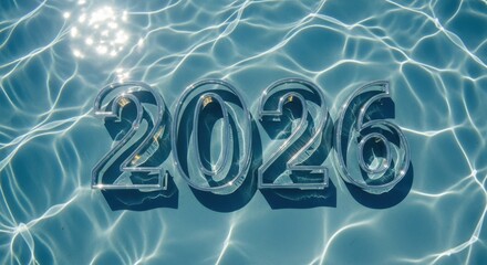 Get ready for 2026 with this shimmering, optimistic view of future success, shining bright with opportunity and a tranquil, hopeful outlook
