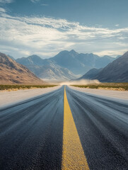 Naklejka premium Outdoor natural scenery road car advertisement background image